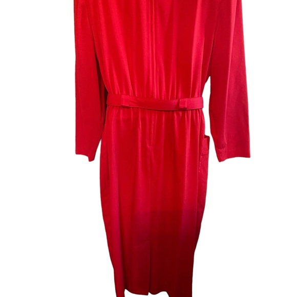 Danny & Nicole Vintage Red Dress Size 14 - Picture 3 of 5